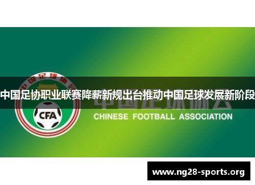 中国足协职业联赛降薪新规出台推动中国足球发展新阶段