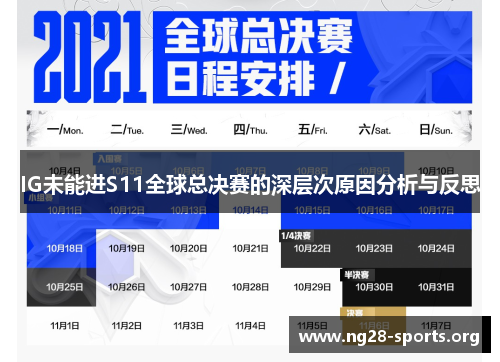 IG未能进S11全球总决赛的深层次原因分析与反思