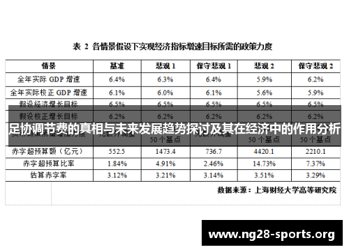 足协调节费的真相与未来发展趋势探讨及其在经济中的作用分析